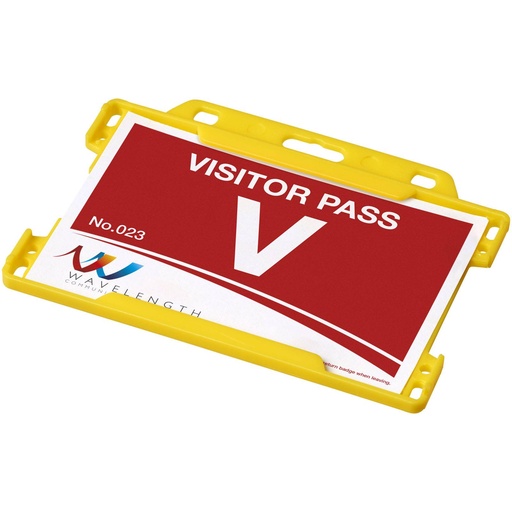 [21060205] Yellow (Vega plastic card holder) 