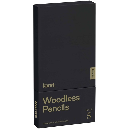 [10779382] KarstÂ® 5-pack 2B woodless graphite pencils
